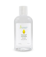 Soapeauty Isopropyl Myristate bottle 8oz showing silky texture for cosmetics