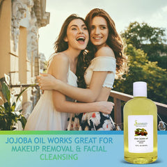 Soapeauty Jojoba Oil close-up highlighting lightweight, non-greasy texture