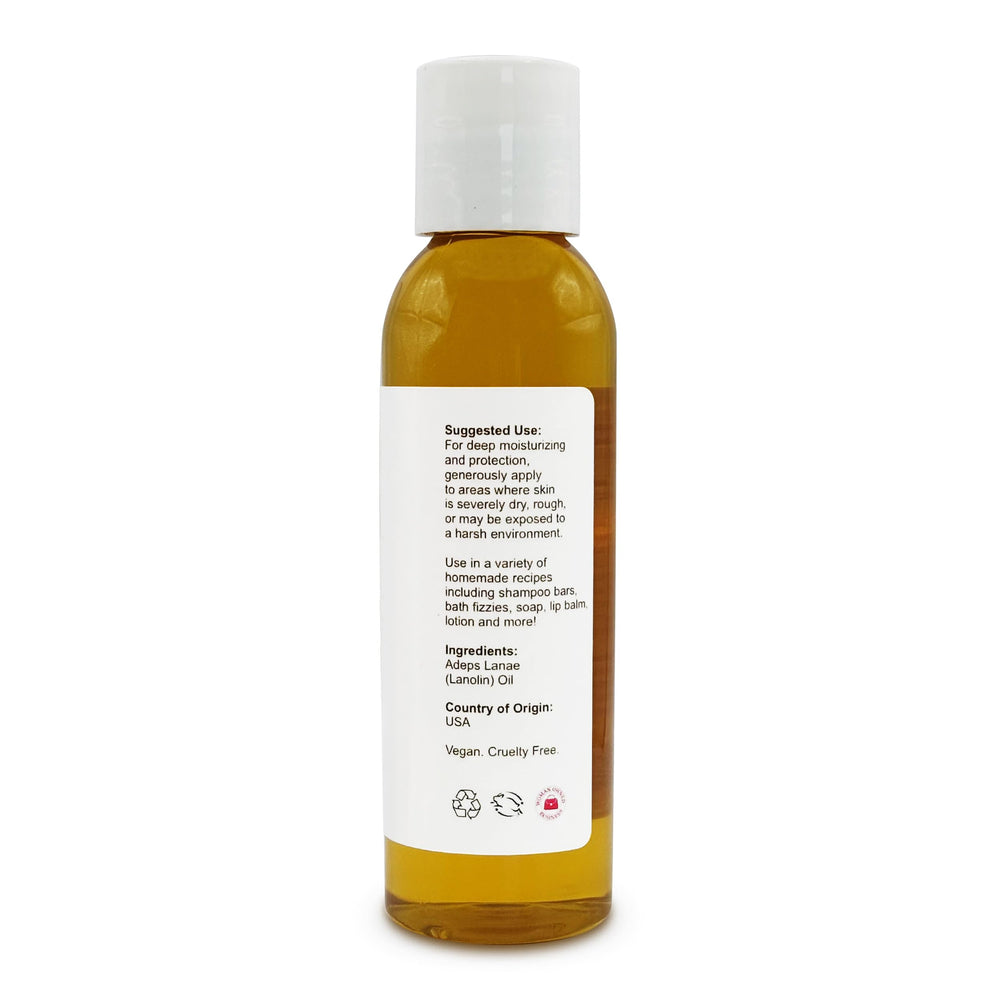 Soapeauty Lanolin Oil close-up on skin showing natural moisturization.