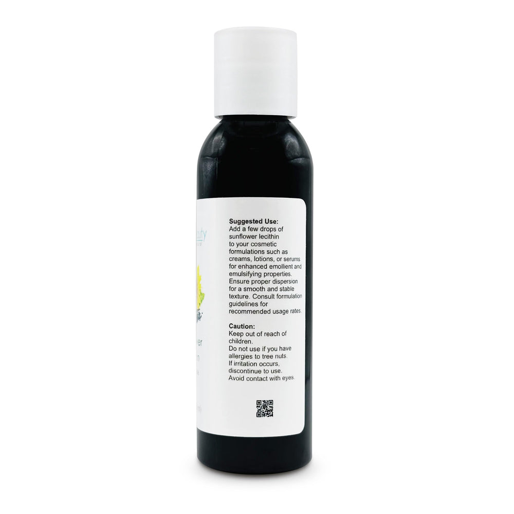 Soapeauty Sunflower Lecithin Liquid Oil pour demonstrates easy topical application.