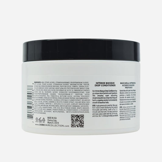 SOBE LUXE Hair Mask cream texture spread for detangling ease