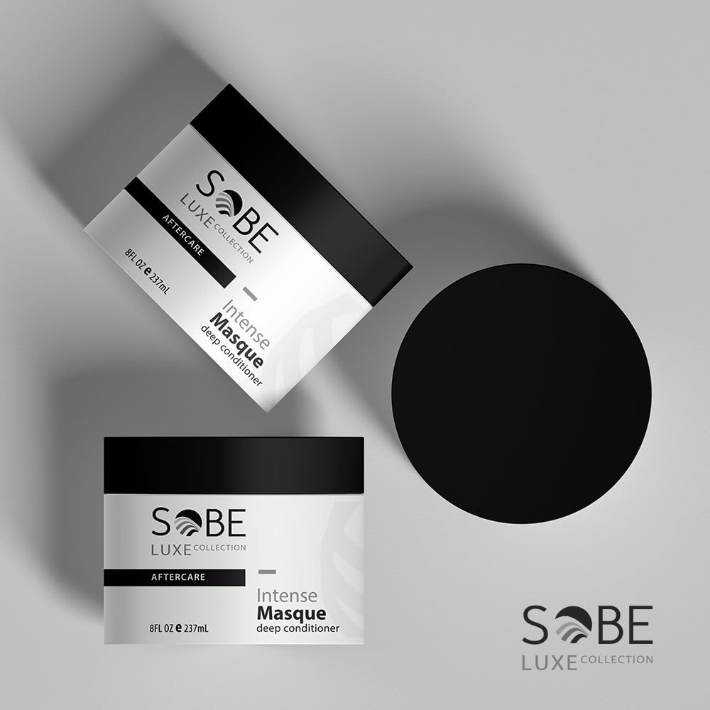 SOBE LUXE spa-at-home setup with mask for luxurious routine