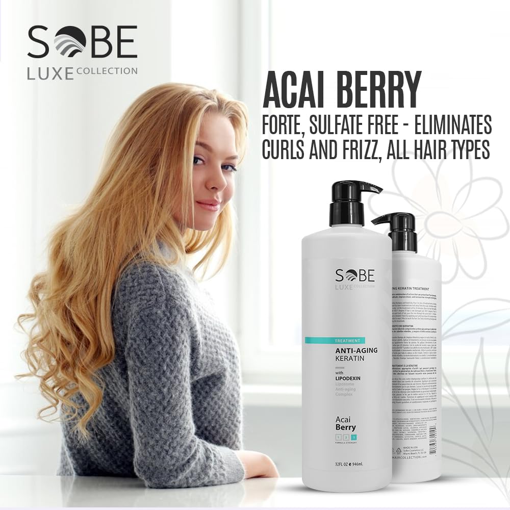 SOBE LUXE smoothing system during heat styling enables confident blowouts.