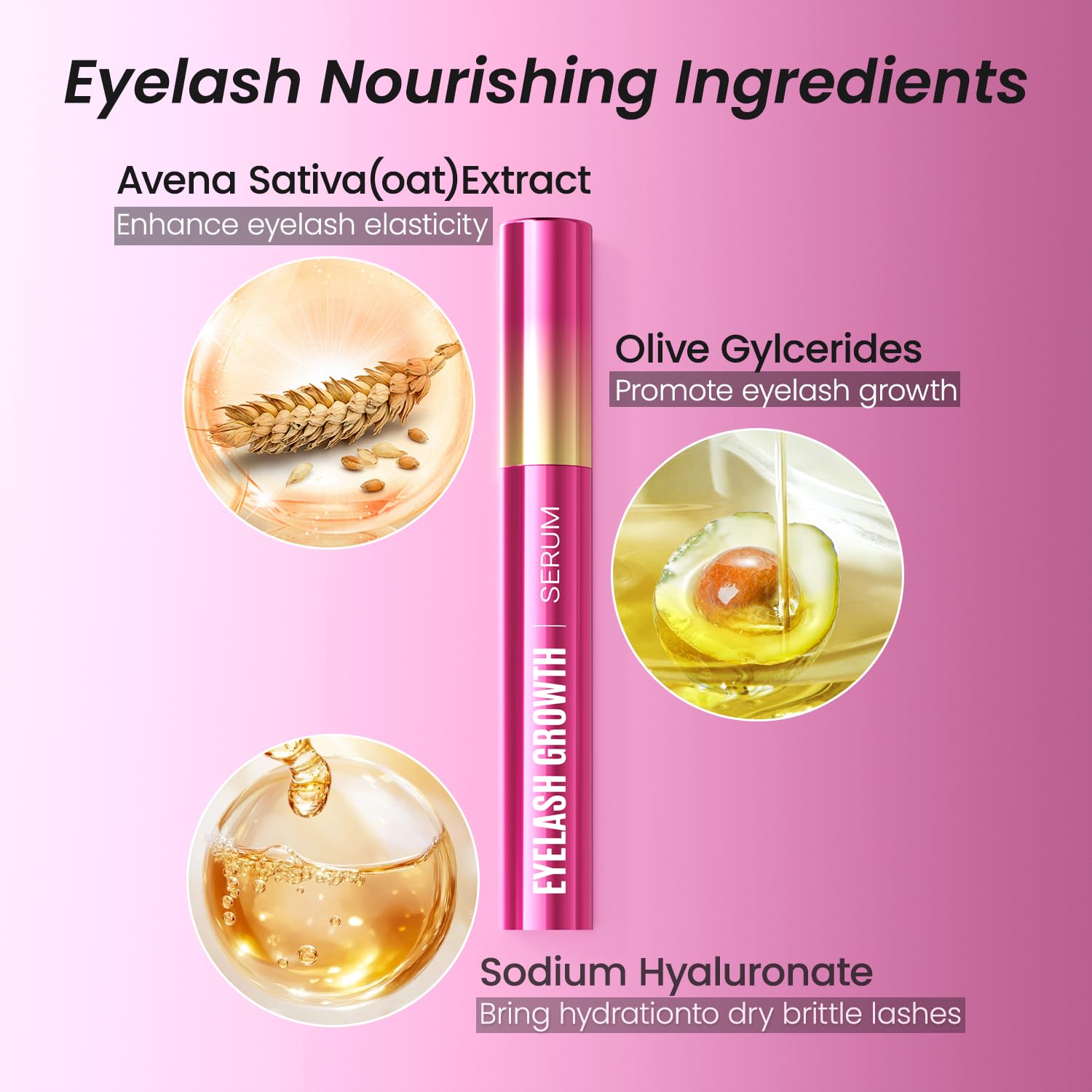 Precision brush applying Sobetuar at lash base for targeted results.