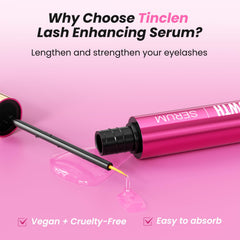Serum drying at the base of lashes after morning use.
