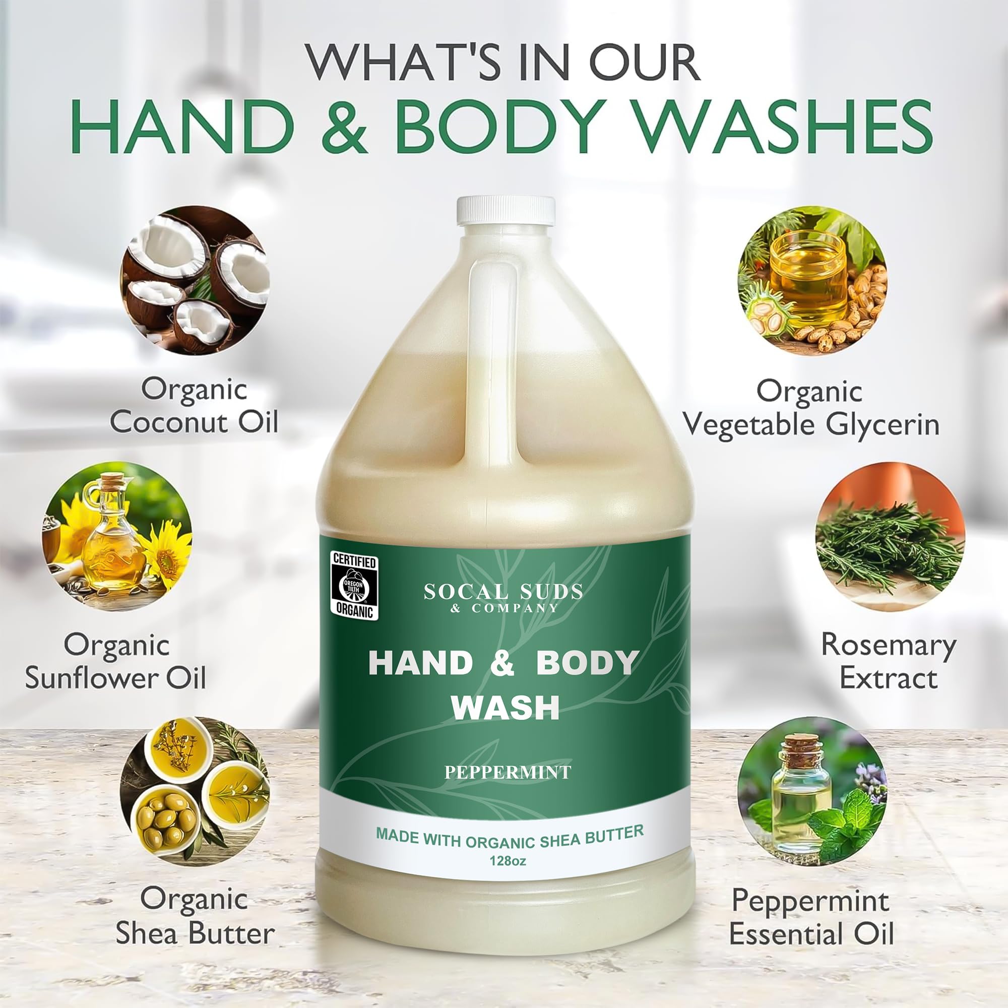SoCal Suds & Company family use scene shows gentle daily wash experience.