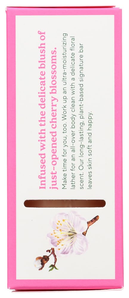 SoF Cherry Blossom bar soap packaging shown as a gift-ready set.
