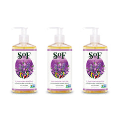 SoF Nourishing Hand Wash bottle with Lavender Fields fragrance for gentle cleansing