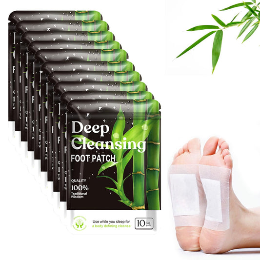 SOFFAIR 100-pads deep cleansing foot pads for overnight relaxation and refreshed feet.