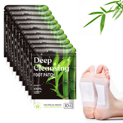SOFFAIR 100-pads deep cleansing foot pads for overnight relaxation and refreshed feet.