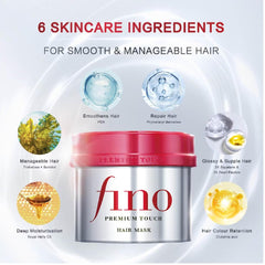 SOFIA BY ODE Fino Hair Mask smoothing action reduces frizz during rinse.