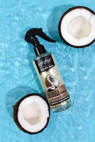 SOFNFREE natural ingredients label highlights plant oils and 0% harsh additives.