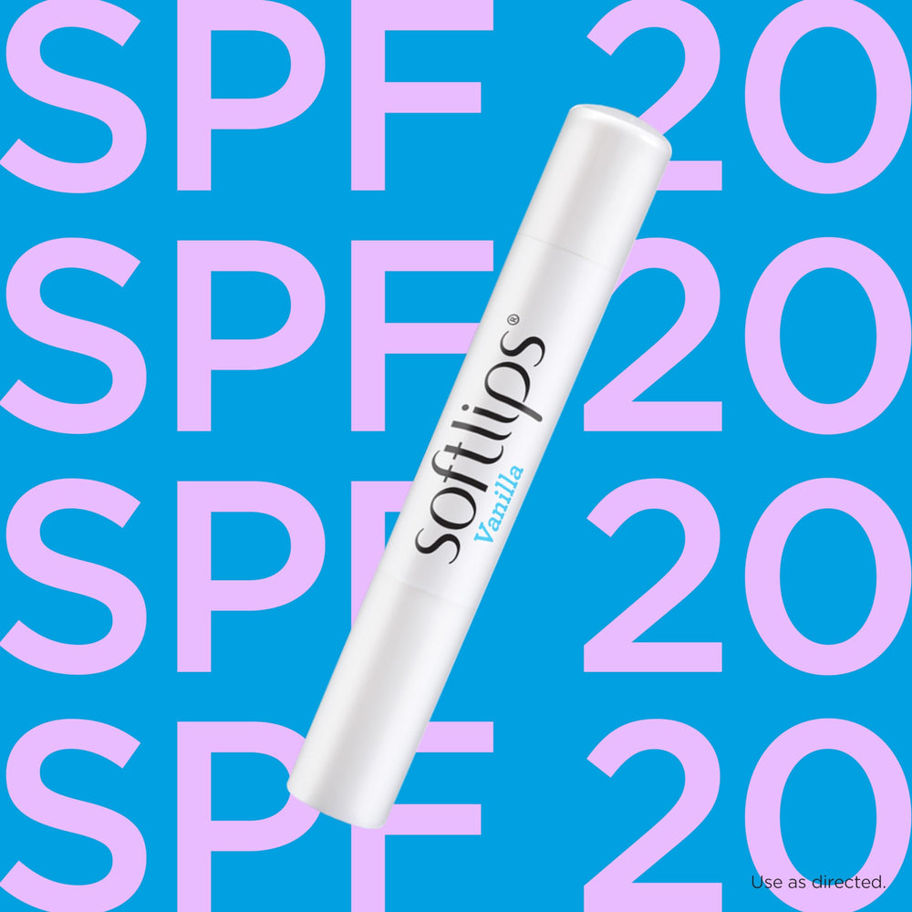 Pocket size SoftLips Vanilla Lip Protectant for daily care