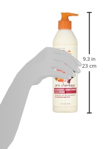 SoftSheen Dark and Lovely Au Natural packaging highlights anti-shrinkage formula for smoother curls.