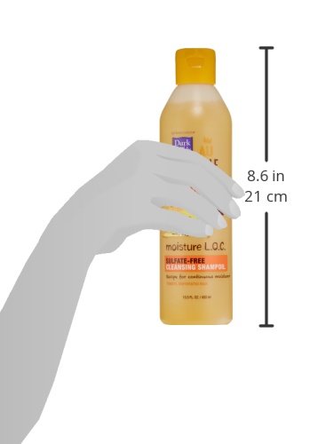 SoftSheen Dark and Lovely Au Naturale packaging on a bathroom shelf for everyday use.