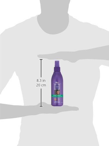 SoftSheen Dark and Lovely satin oil feature highlights nourishing shine.
