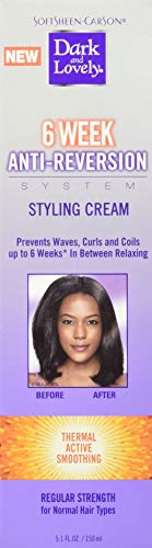 SoftSheen Dark & Lovely cream dispensing shows even, easy coverage.