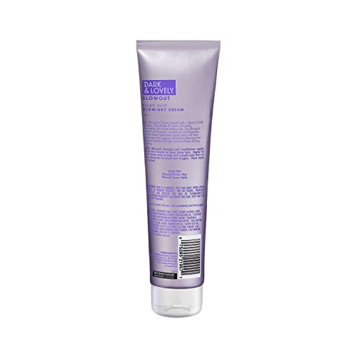 Hair with silk protein shine and moisture from SoftSheen Dark&Lovely.
