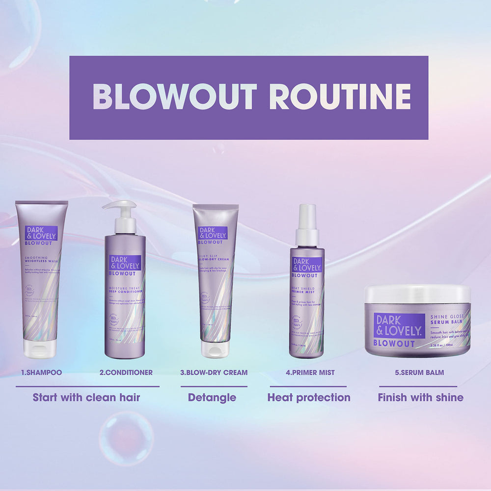 Damp curls detangle smoothly with SoftSheen Dark&Lovely Silky Slip.