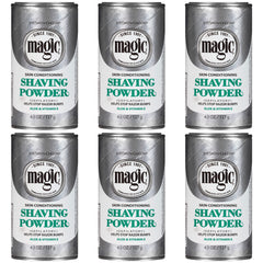 SoftSheen Magic Razorless Shaving Powder bottle ready-to-use depilatory for smoother skin.