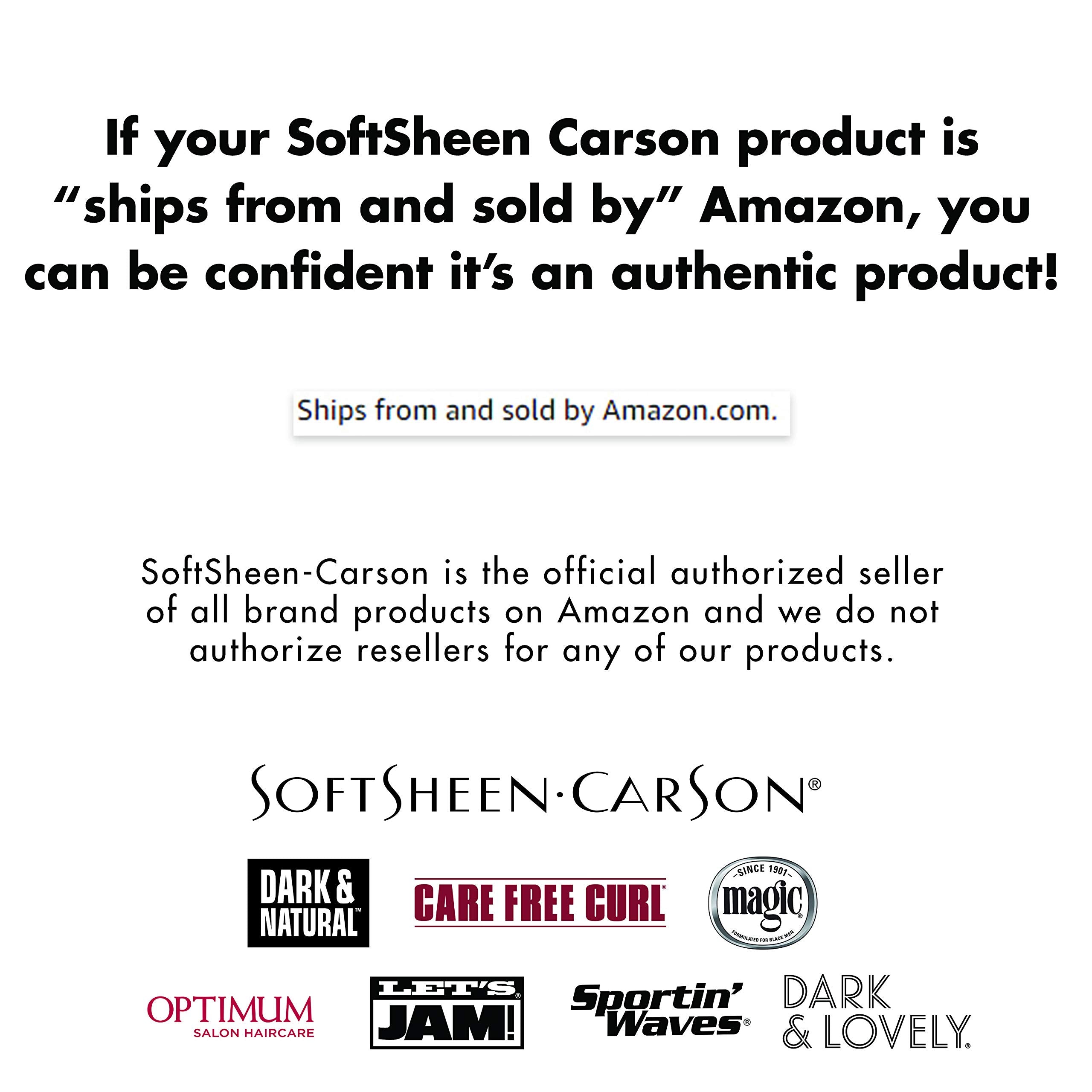 SoftSheen Sta-Sof-Fro dry-hair softening spray suggests easier daily manageability.