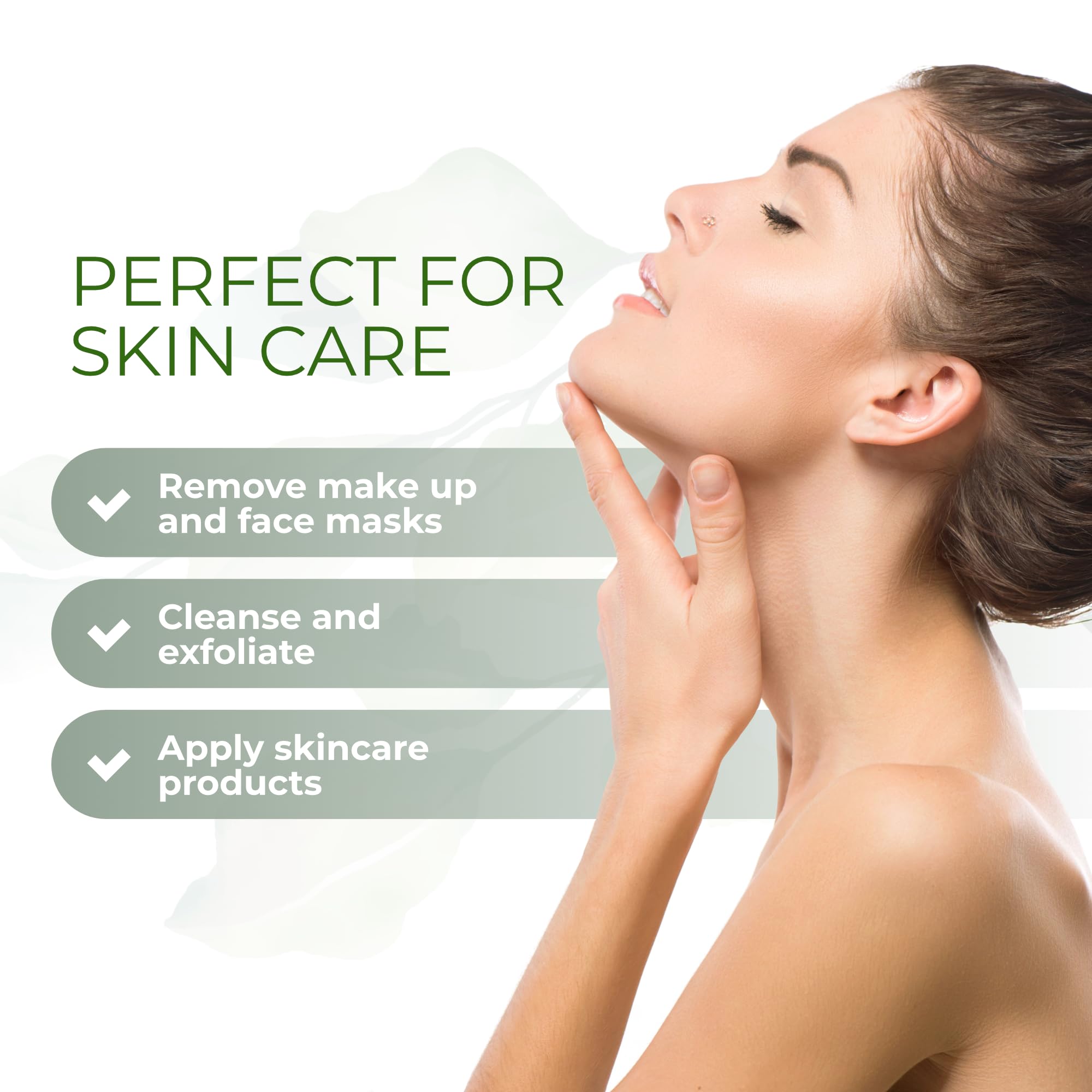 Sohum Living makeup remover wipes in use, soft on skin