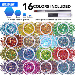 SoJourner Bags Fairy Tears glitter with glue included for easy application