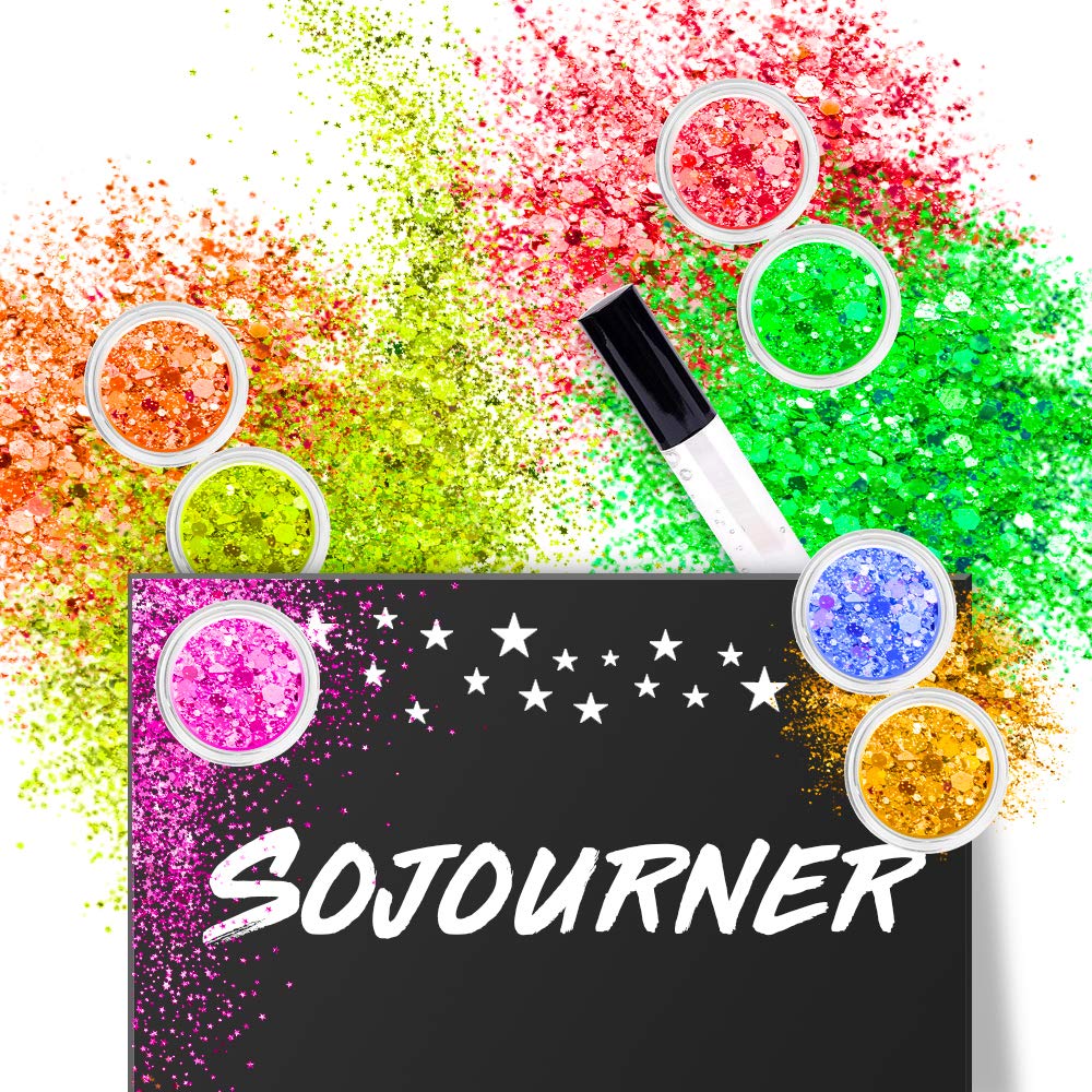 SoJourner Bags glitter glue included for easy application