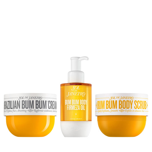 Sol de Janeiro Bum Bum Cream jar close-up for smooth, hydrated skin.