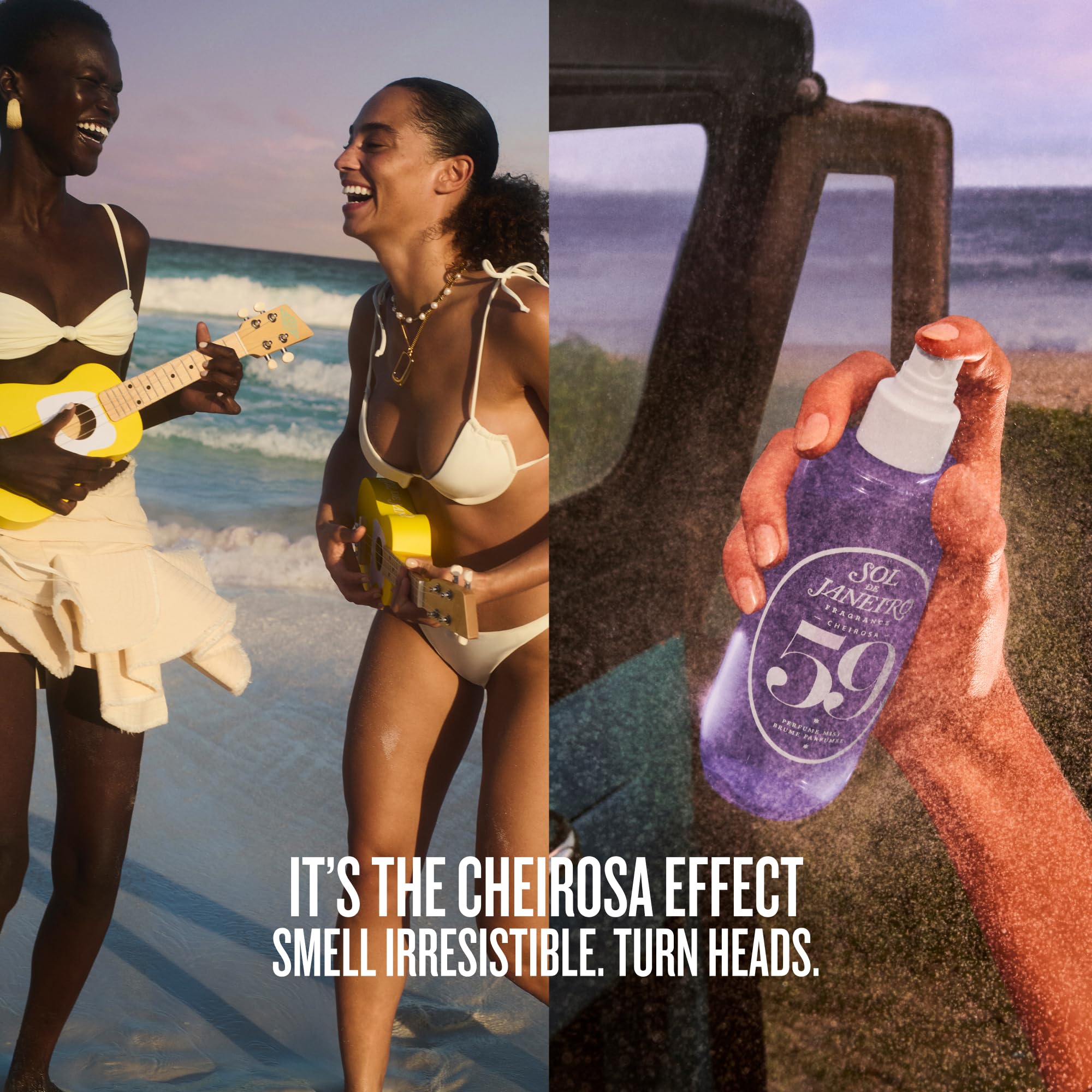 Sol de Janeiro Cheirosa Hair and Body Mist suitable for home and travel use.