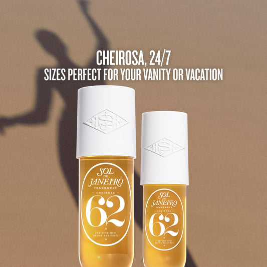 Sol de Janeiro Cheirosa travel-size 3 oz bottle for on-the-go refresh.