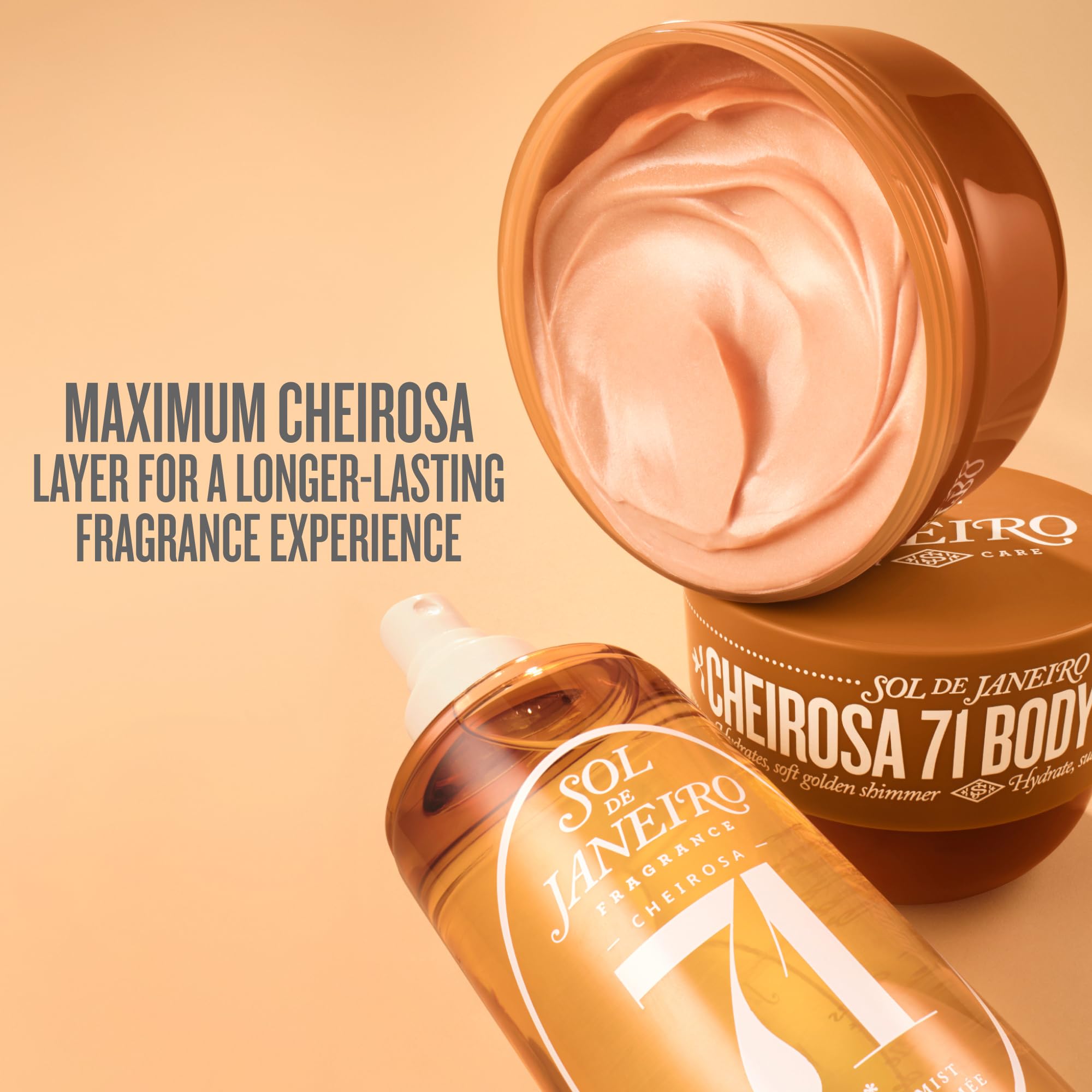 Sol de Janeiro Cheirosa mist bottle closeup shows sleek travel-friendly design.
