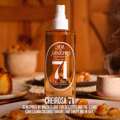 Sol de Janeiro Cheirosa mist on skin provides a subtle inviting aroma.