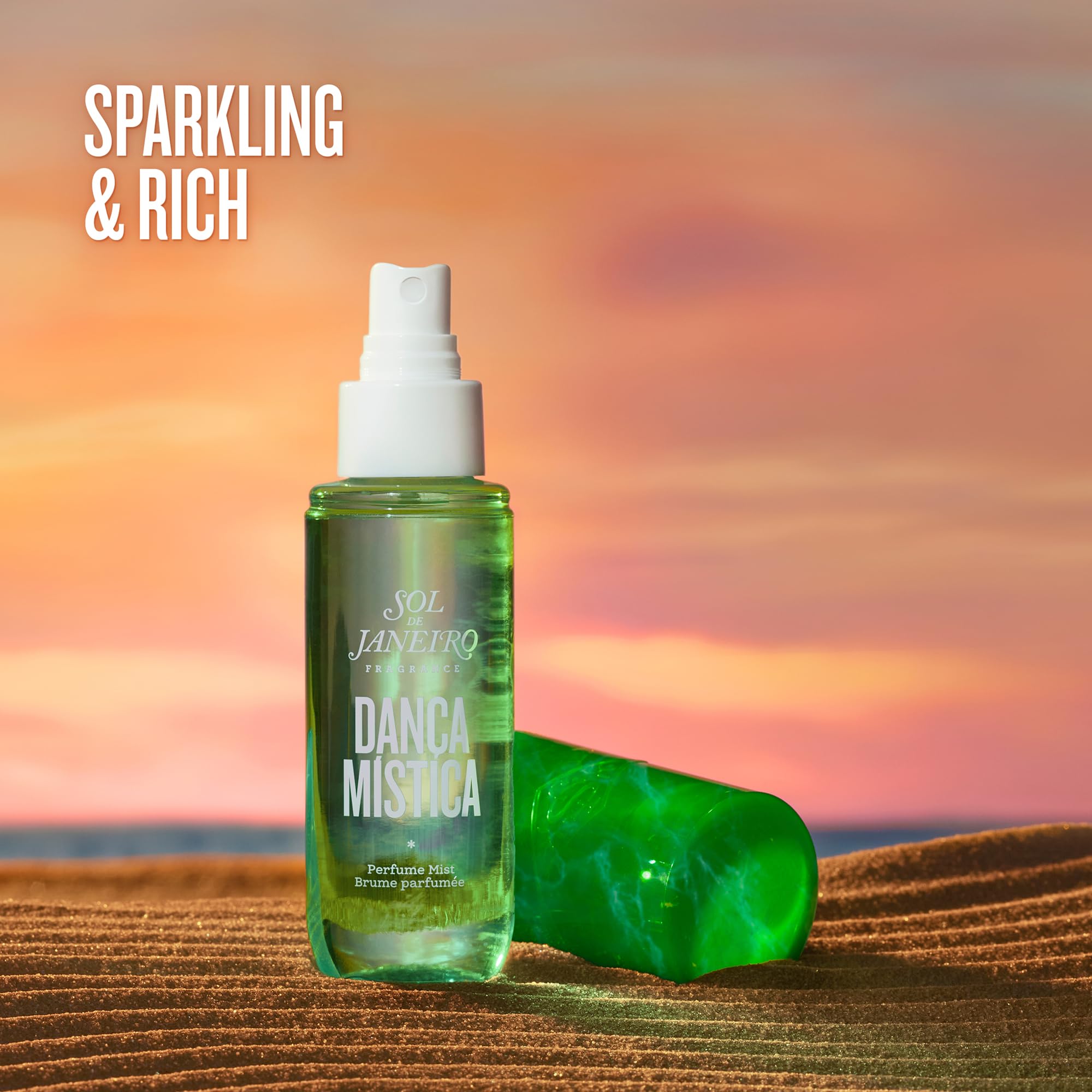 Sol de Janeiro Danca Mistica spray—travel-friendly fragrance on the go.