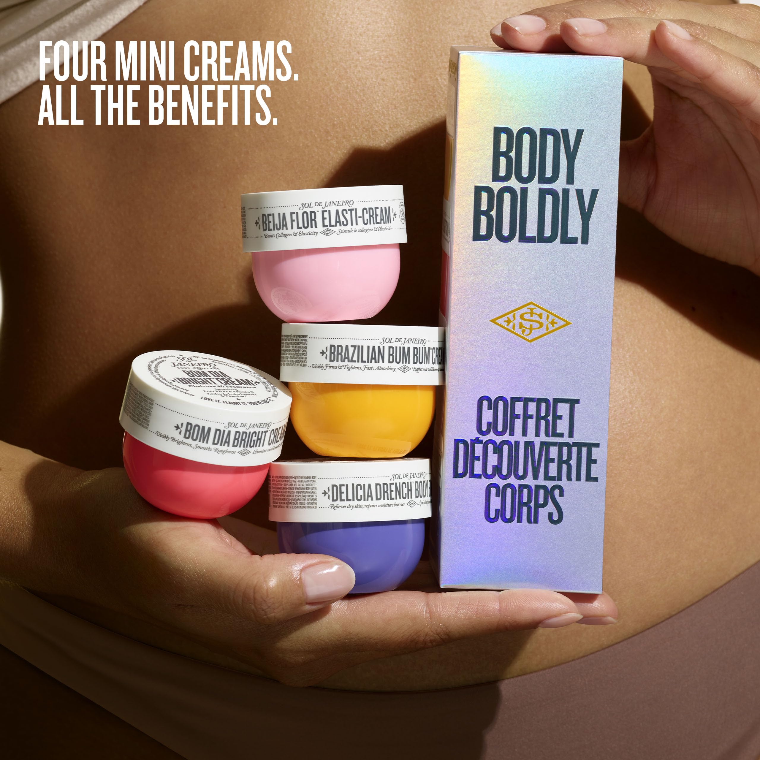 Sol de Janeiro Delícia Drench Body Butter jar deeply moisturizes for velvety skin