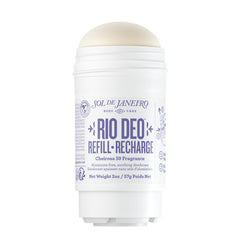 Sol de Janeiro Rio Deo Cheirosa 59 deodorant refill packaging highlights aluminum-free, clean design.