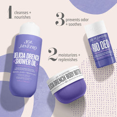 Sol de Janeiro Rio Deo Cheirosa 59 helps soothe shaving irritation underarms.