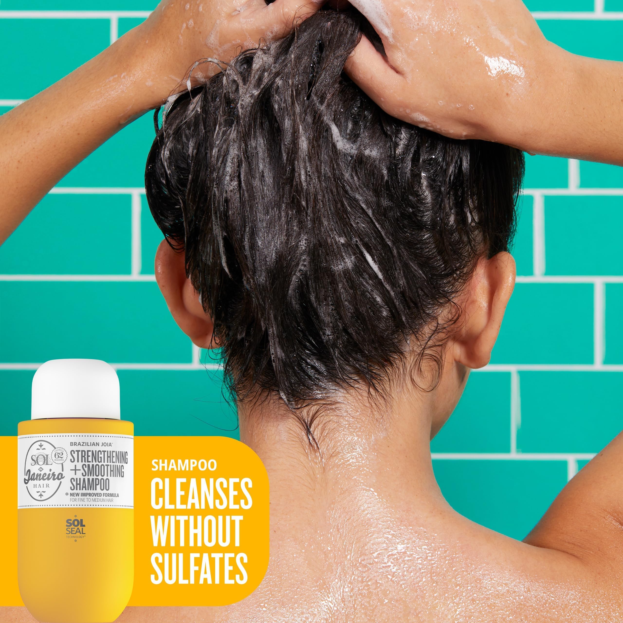 Sol de Janeiro sulfate-free shampoo gentle cleansing for damaged hair