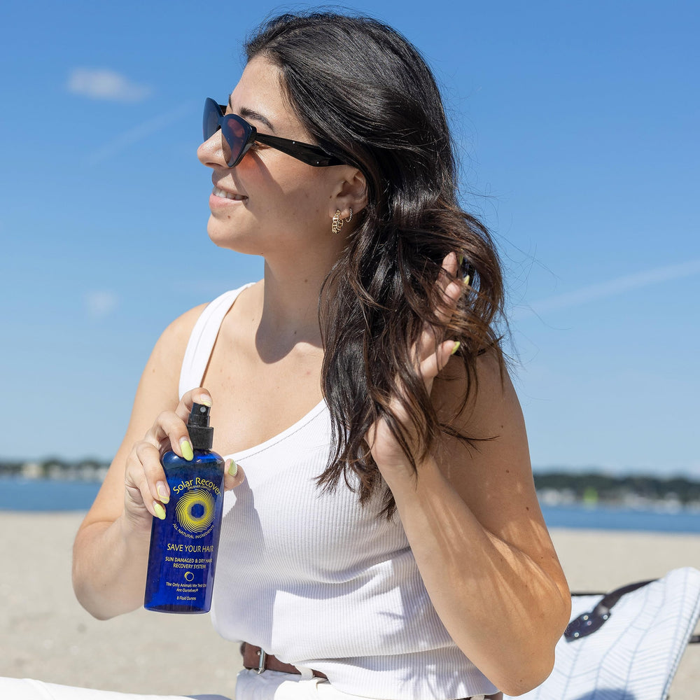 Solar Recover cruelty-free logo, ethical skincare promise.