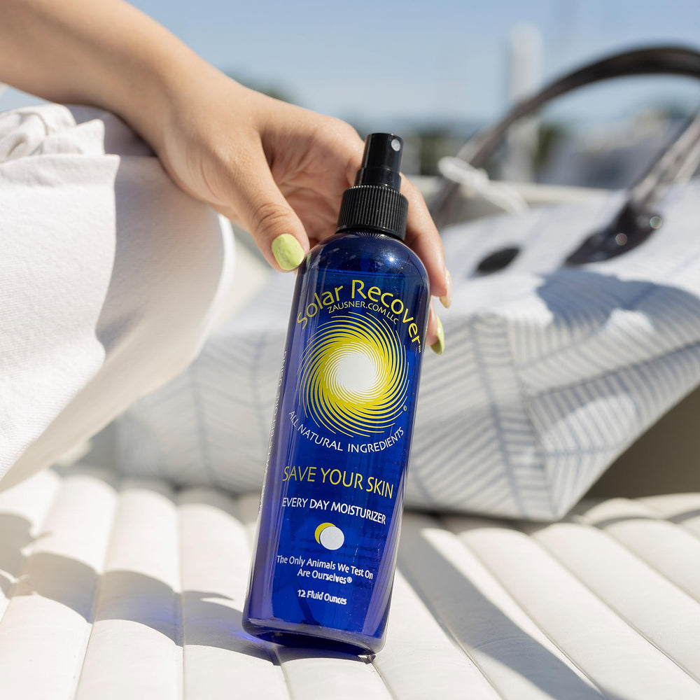 Solar Recover lavender geranium oils, calming aroma with nourishing skin feel.