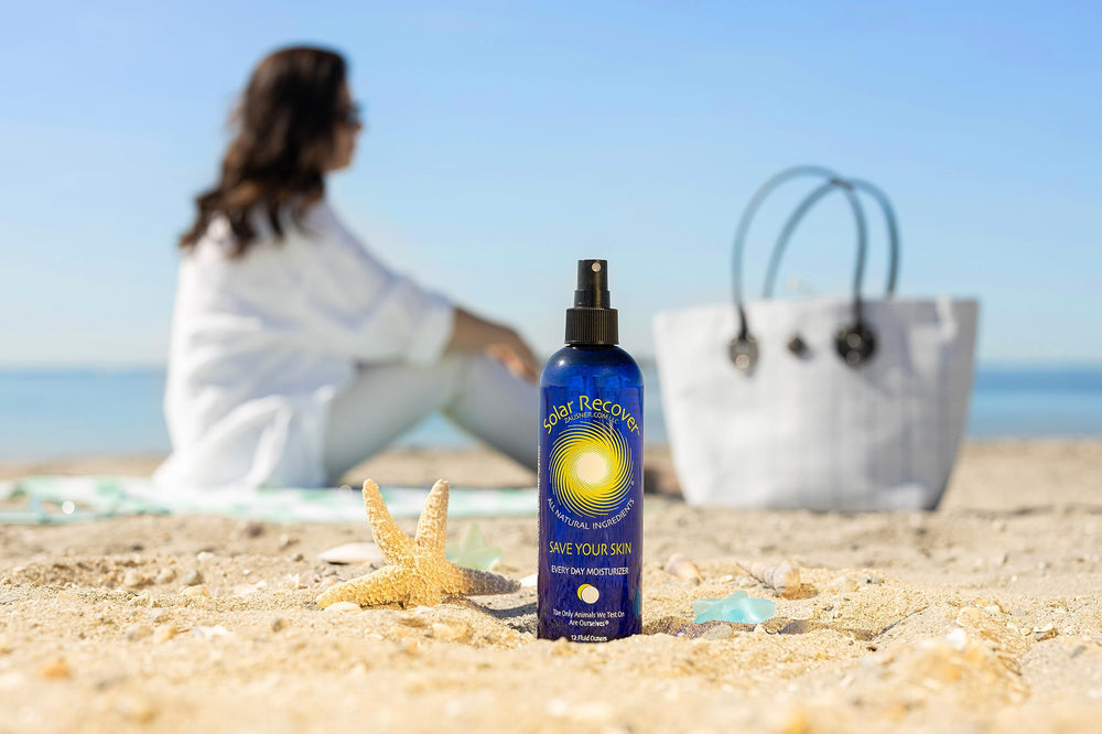 Solar Recover Save Your Hair leave-in detangler bottle, easy-to-use mist for sleek, hydrated hair.