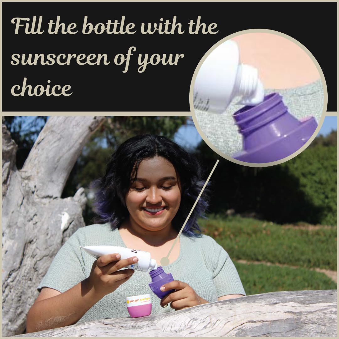 Solar Swipe cat-face refillable reservoir adds playful, reusable style.
