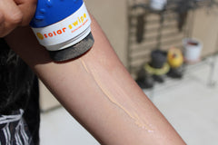 Solar Swipe mess-free solution ideal for families and kids.