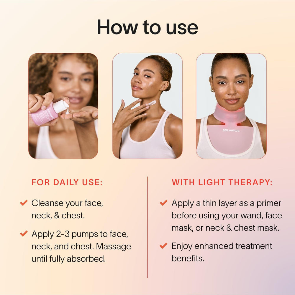 Dosing dropper releasing LightBoost serum for even, controlled application