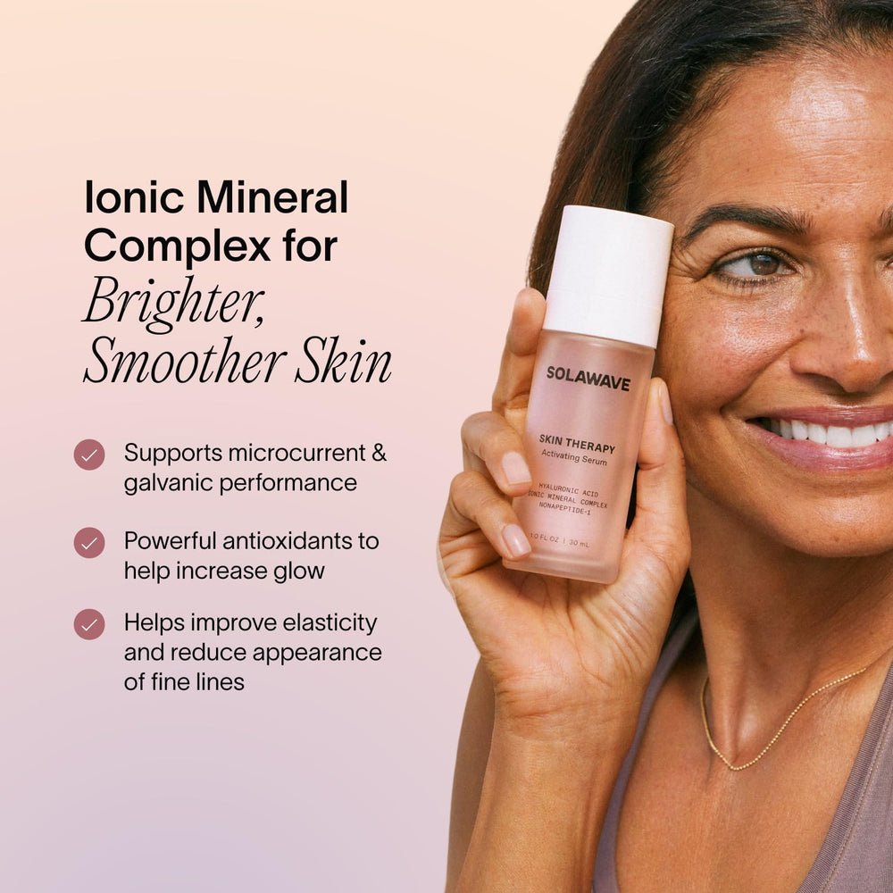 Cruelty-free vegan badge on Solawave serum packaging