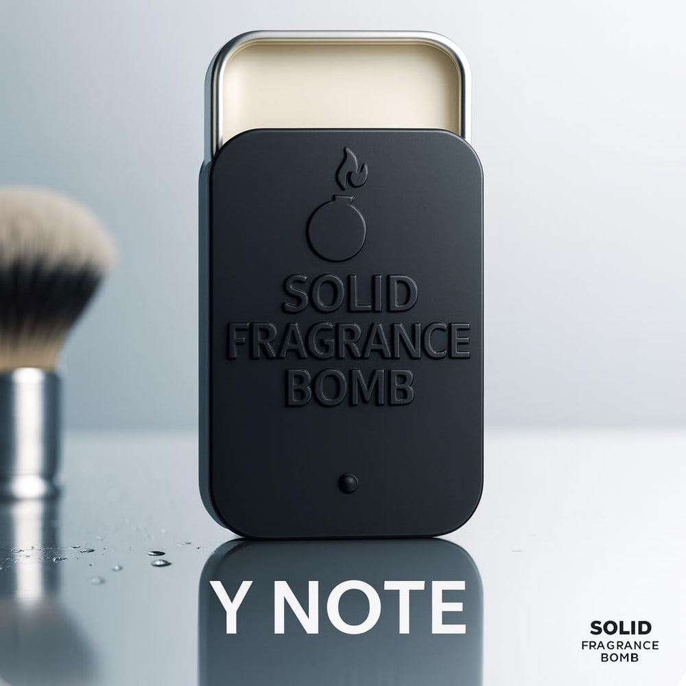 Solid Fragrance Bomb application on wrist delivers a subtle, long-lasting aroma