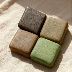 Solid Shampoo Bar Ginger: plant-based formula for gentle cleanse.