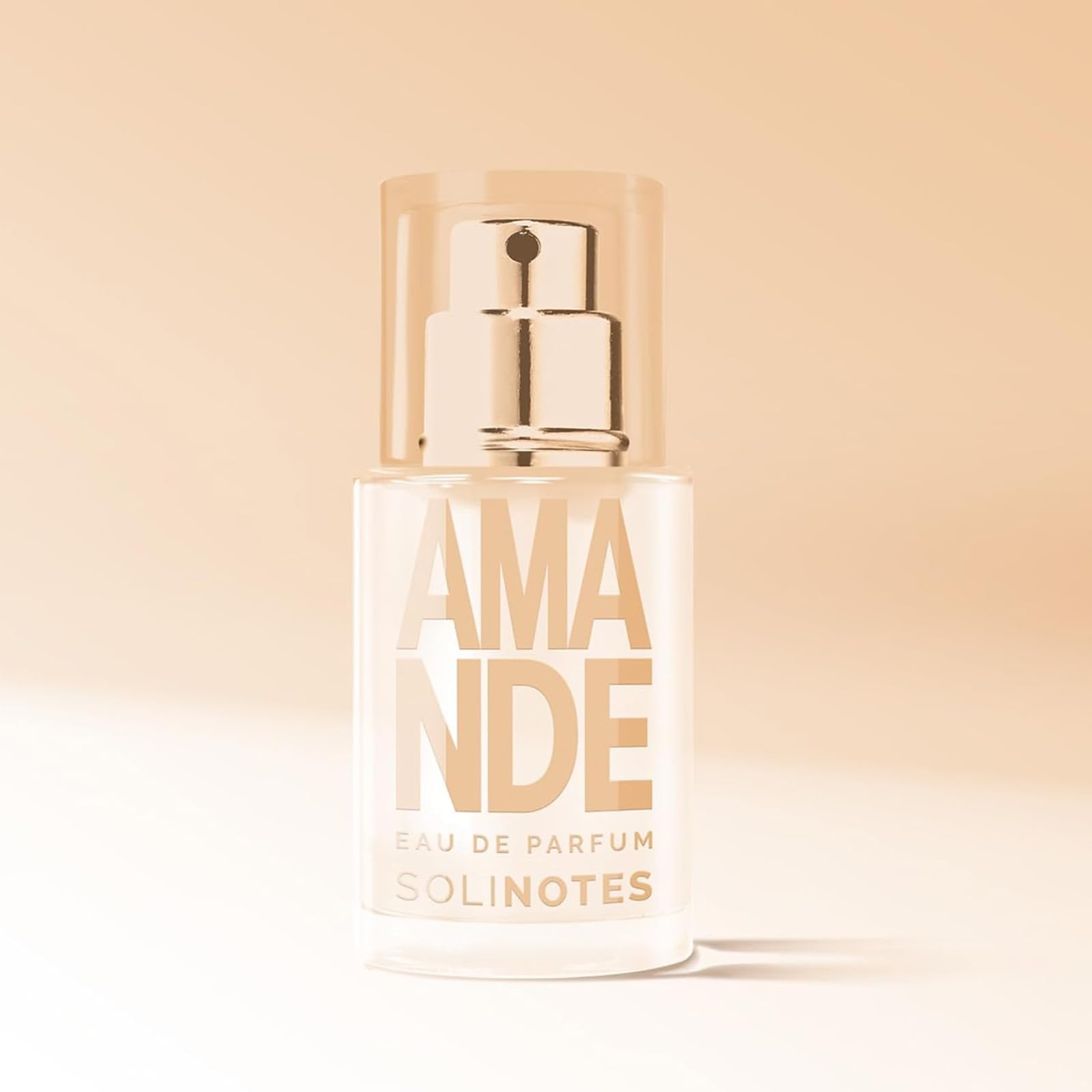 Solinotes Almond women's perfume positioning as a versatile daytime-to-night option.
