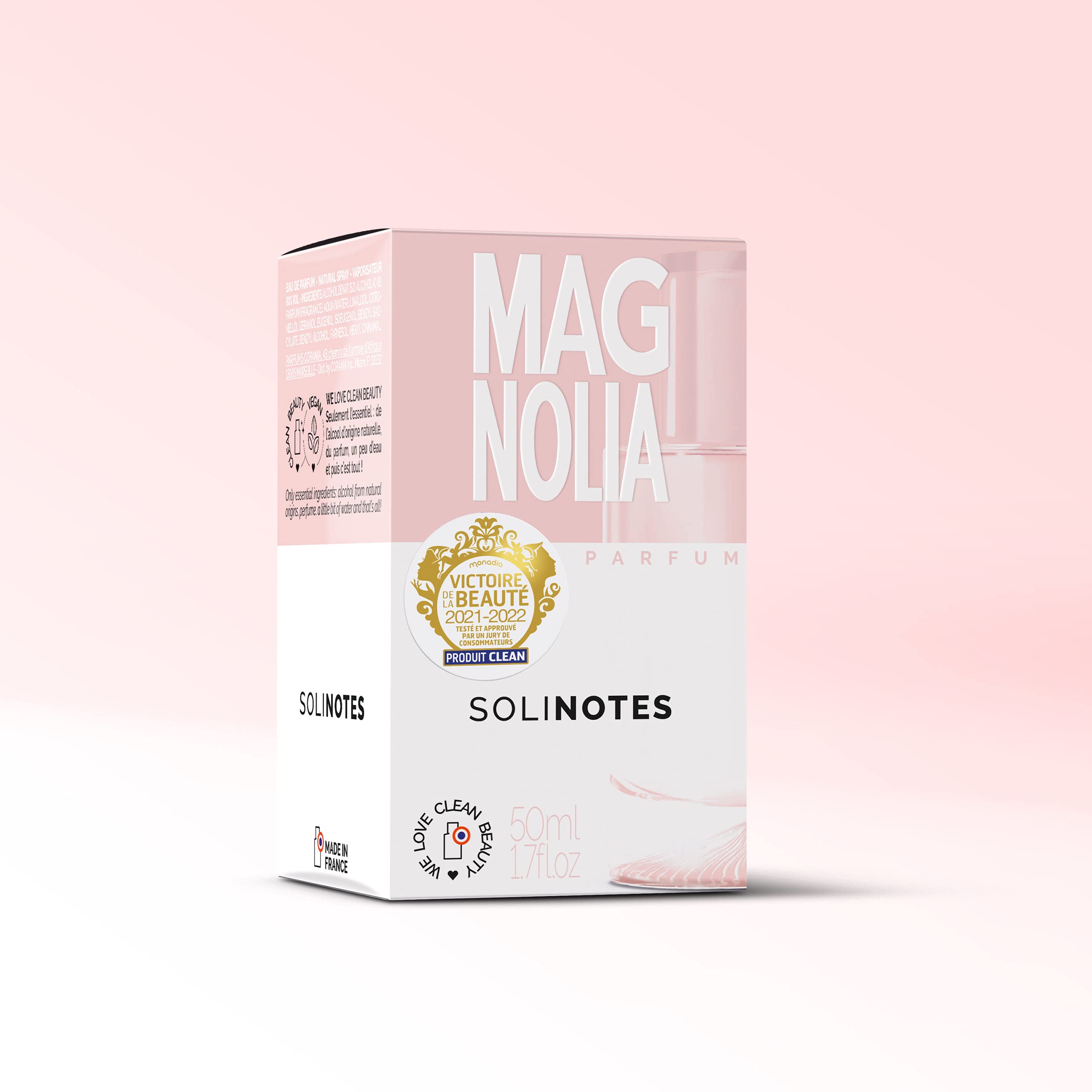 Solinotes Magnolia outer packaging box highlighting sustainable design