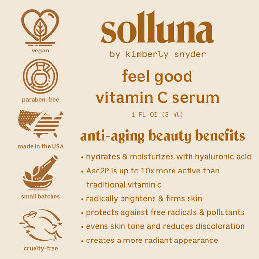 Solluna Asc2P serum boost close-up highlights potent antioxidant action.